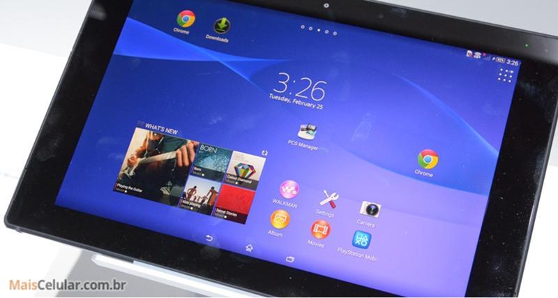 O Xperia™ Z2 Tablet, chega ao Brasil para uma incrível experiência de visualização e som.