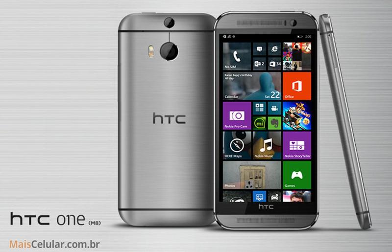 HTC One M8 com Windows Phone