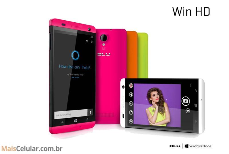 Celulares com Windows Phone da BLU