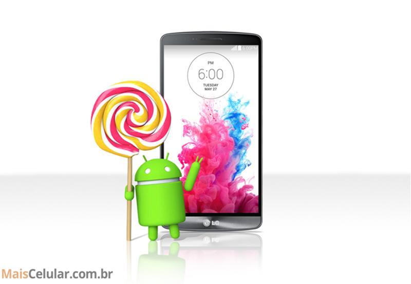 Android 5.0 para o LG G3