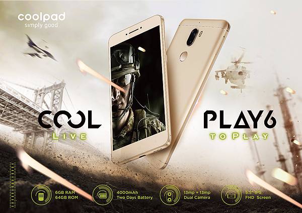 Smartphone Coolpad Cool Play 6