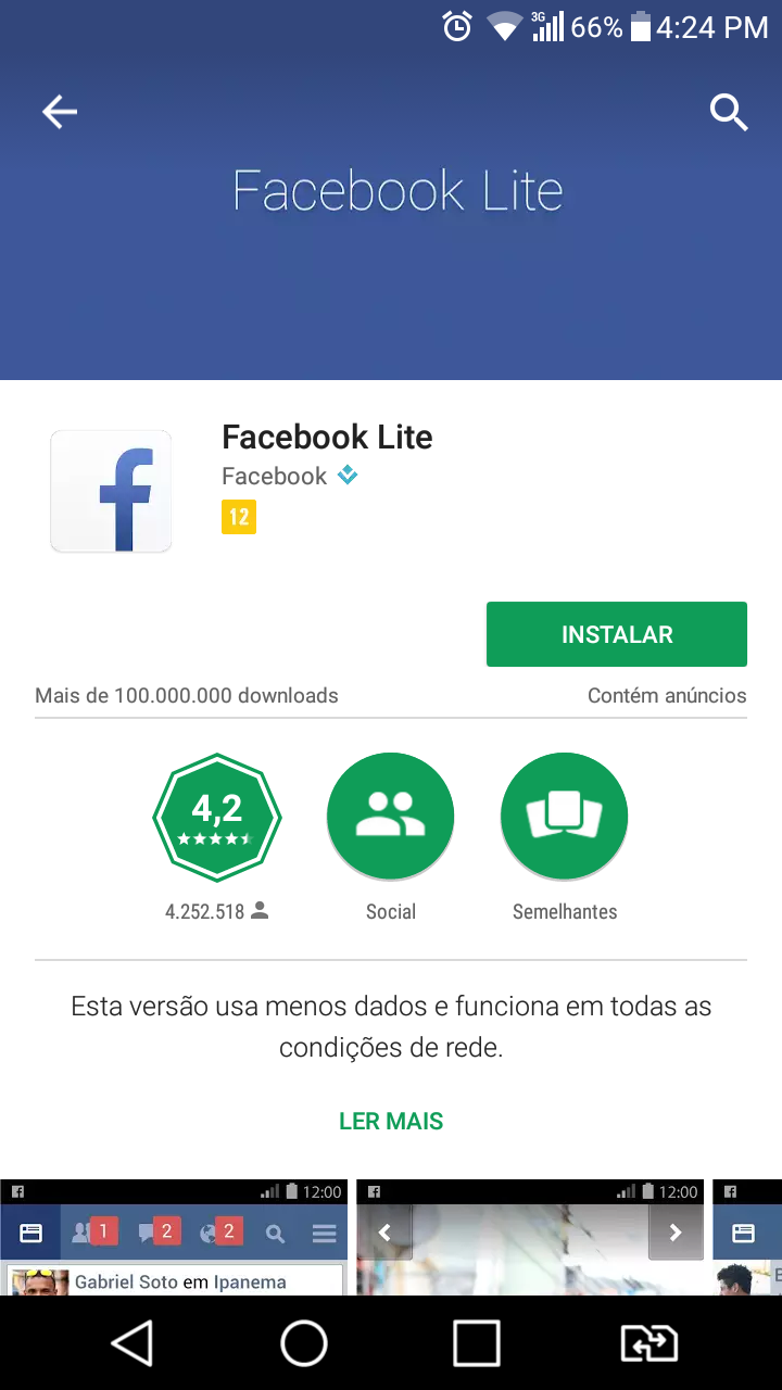 Facebook Lite