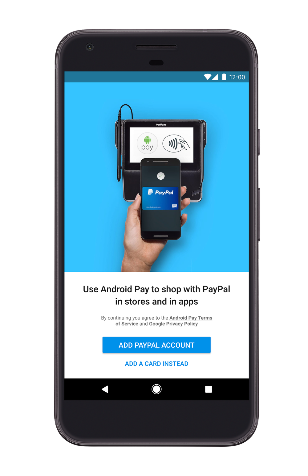 PayPal no Android Pay