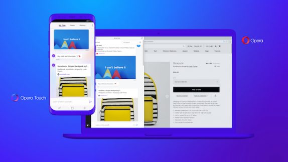 Opera Touch estreia como novo navegador móvel