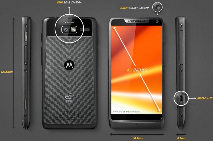 Motorola RAZR i XT890 - Fotos - MóvilCelular