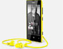 Nokia Lumia 520 with earphones
