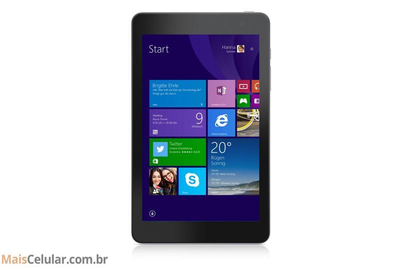 Novo tablet da Dell com Windows 8.1