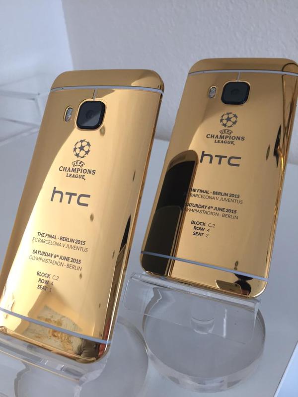HTC M9 en oro