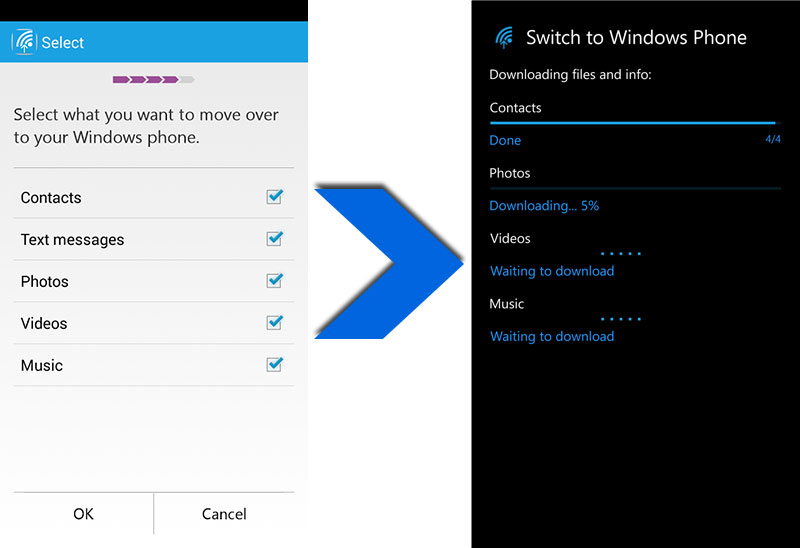 App da Microsoft ajuda a migrar para o Windows Phone