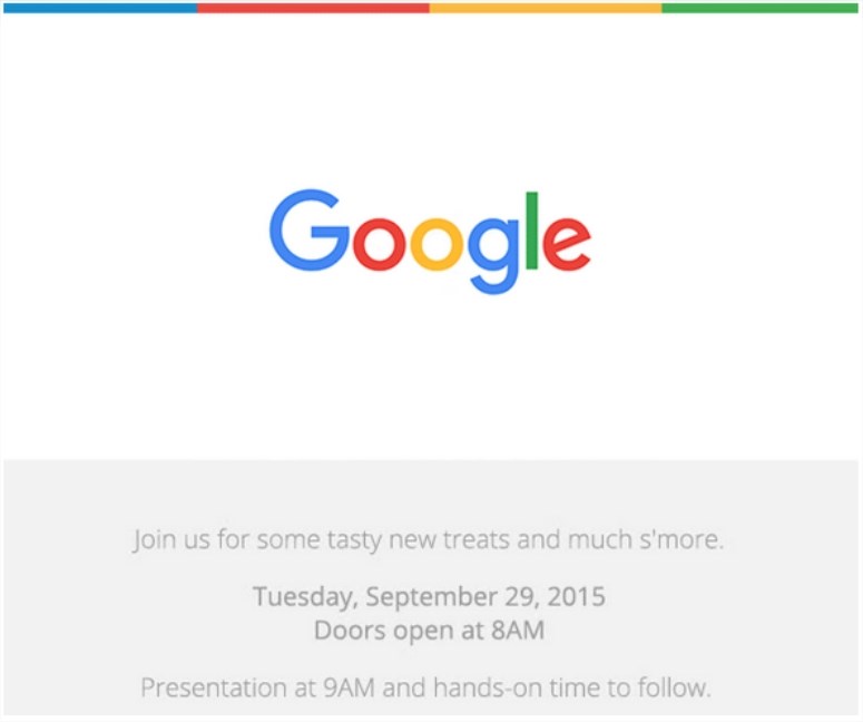 Google confirma a data para o evento onde vai lançar os novos dispositivos Nexus