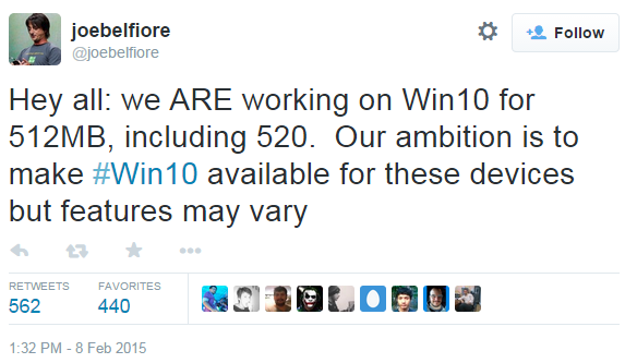 Windows 10 em testes no Lumia 520