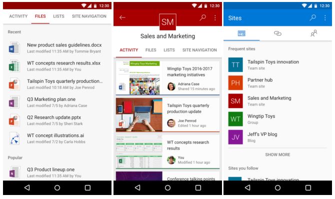 Microsoft libera SharePoint para acesso antecipado no Android e Windows Mobile - MaisCelular