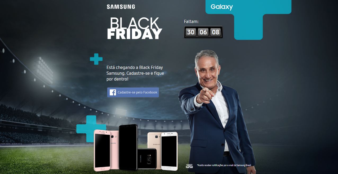 Samsung lança site dedicado à Black Friday MaisCelular