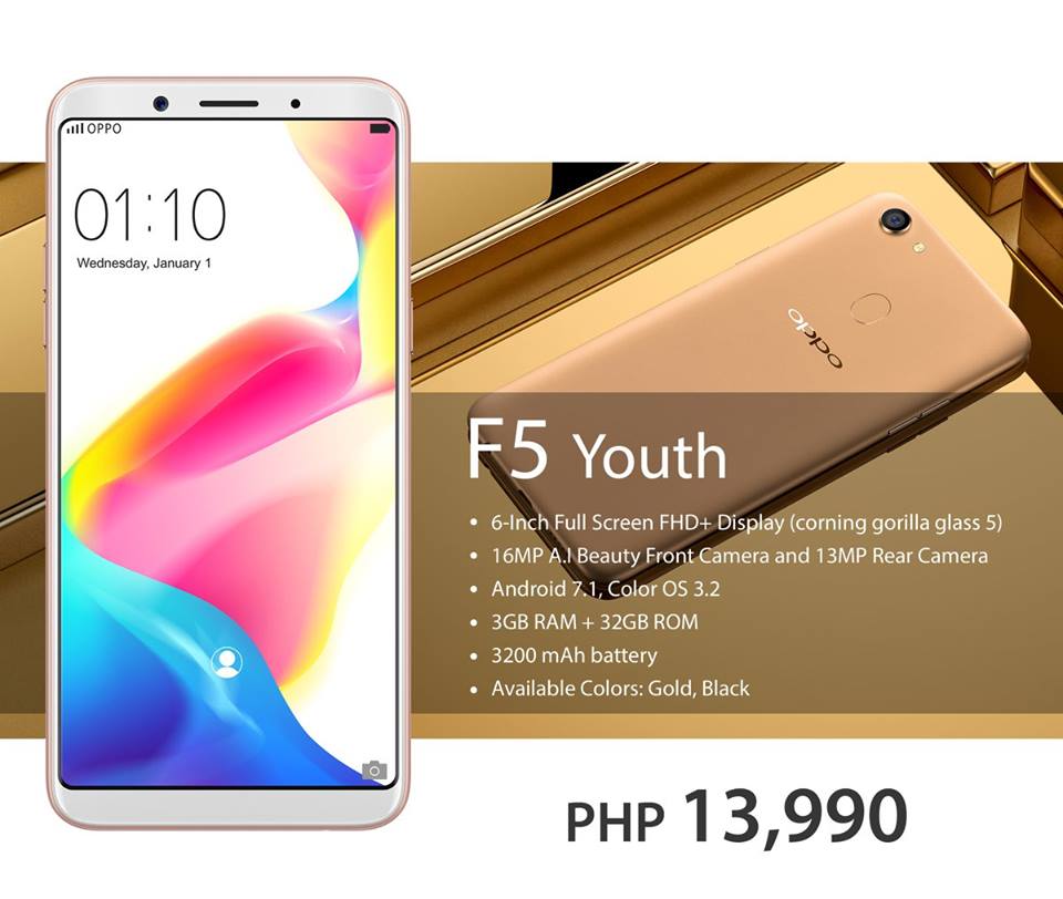 Smartphone Oppo F5 Youth
