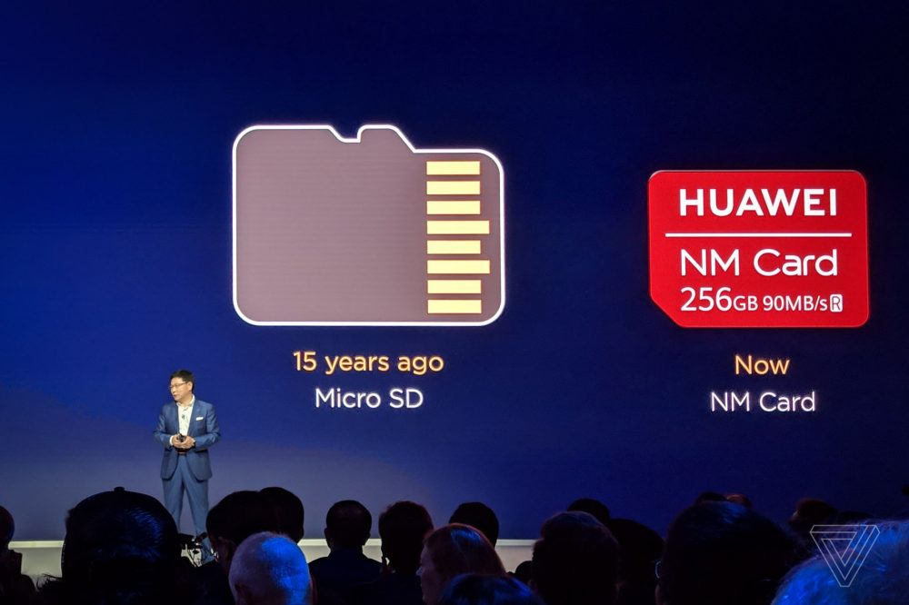 Huawei apresenta cartão de memória Nano para substituir o microSD