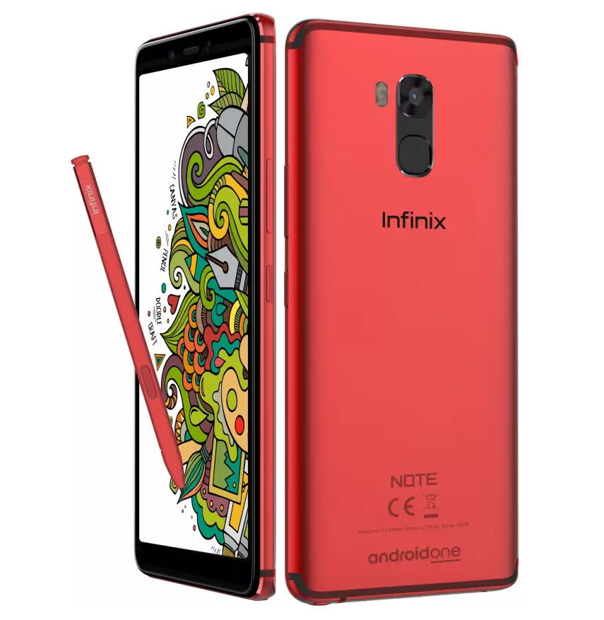 Infinix revela 'Note 5 Stylus' com Android One e X Pen Stylus