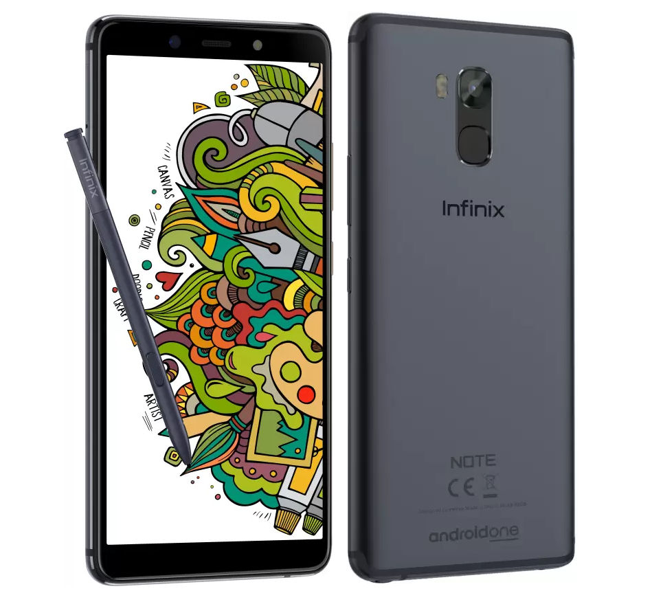 Infinix revela 'Note 5 Stylus' com Android One e X Pen Stylus