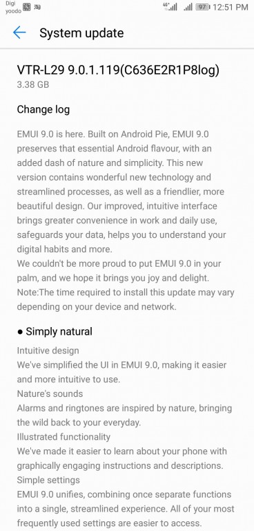 EMUI 9 começa a ser lançado globalmente para o Huawei P10