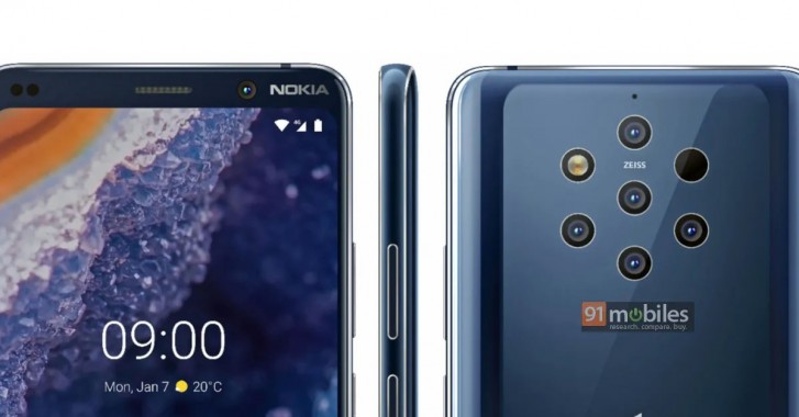 Imagem de imprensa vazada confirma Nokia 9 PureView com 5 câmeras traseiras