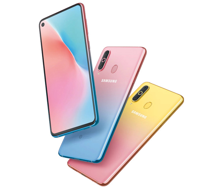 Samsung Galaxy A8s ganha novas variantes de cor gradiente rosa