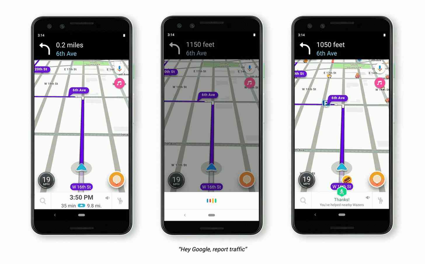 google assistente waze