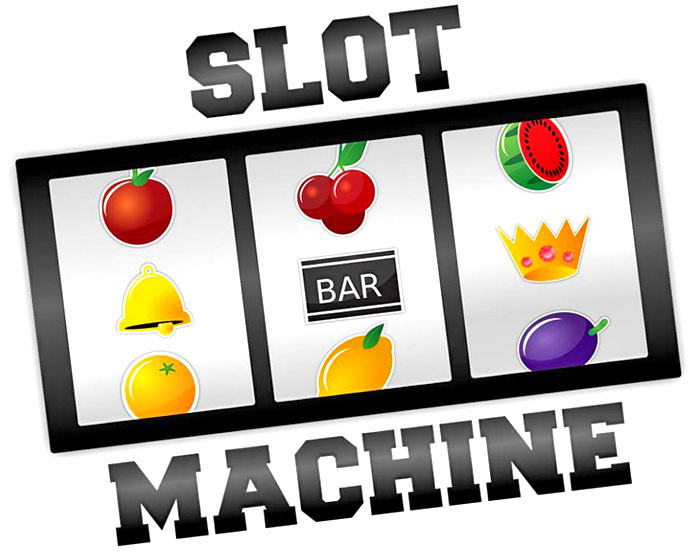 slot machine with fruits