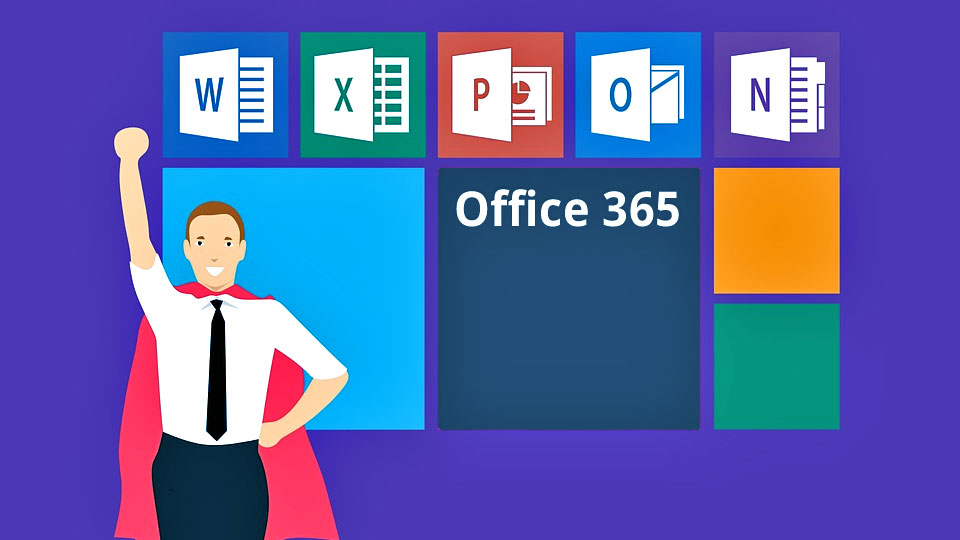 super microsoft office 365 cartoon