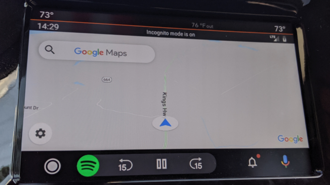 google maps android auto anonimo