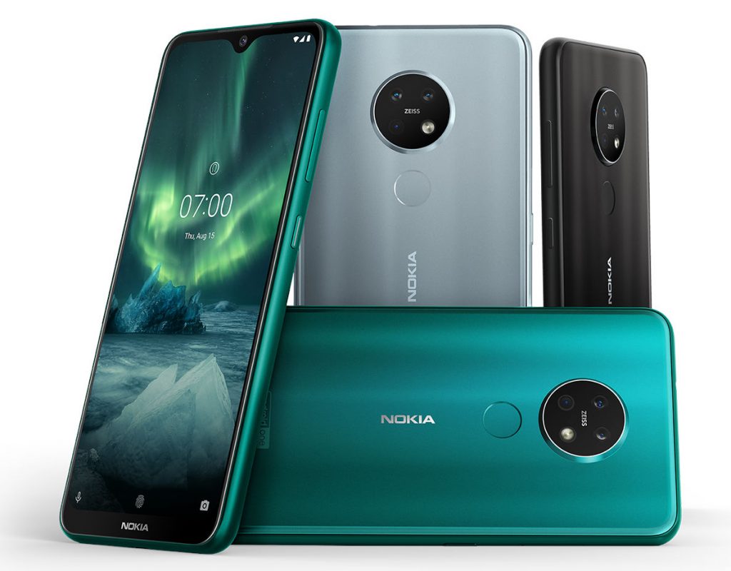 atualização android 10 nokia 7.2