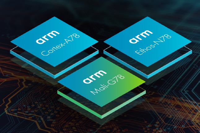 ARM CPU Cortex-A78 e GPU Mali-G78