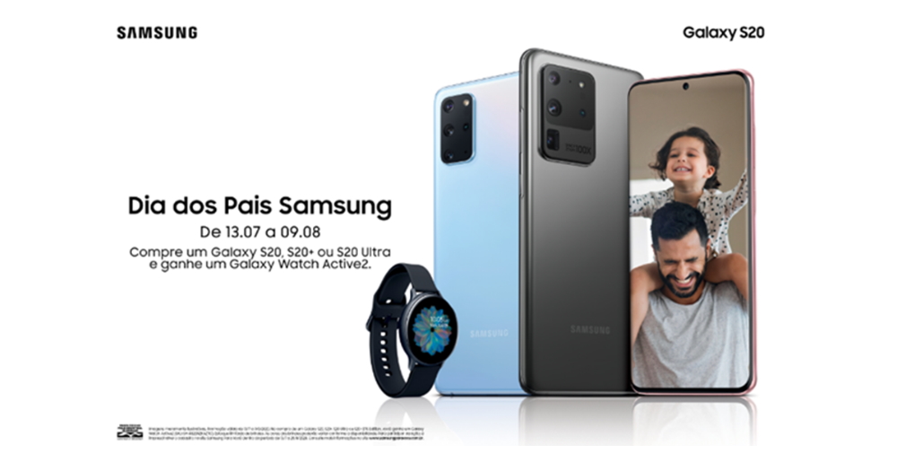 samsung galaxy s20 promoção dia dos pais brasil