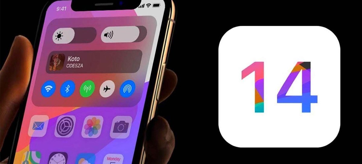apple ios 14 logotipo