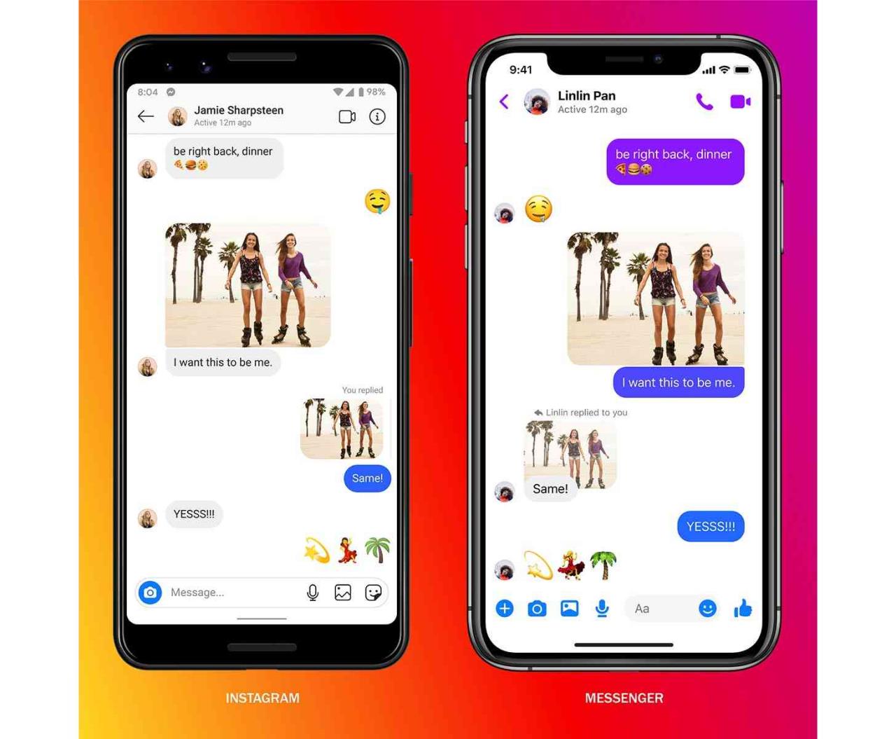 chat unificado messenger e instagram