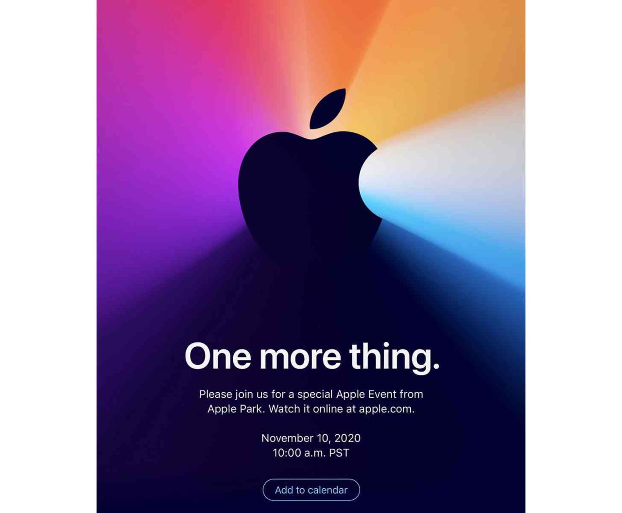 apple one more thing