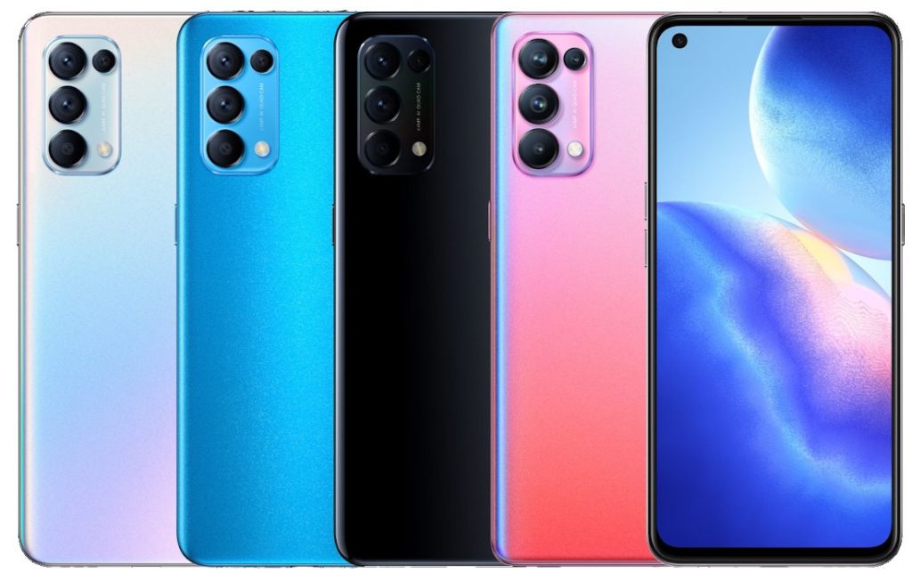 Oppo Reno5 5G e Reno5 Pro 5G estreiam com tela OLED 90HZ e Android