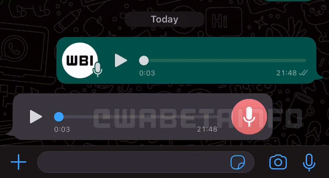 WhatsApp testa controle de velocidade de reprodução para mensagens de voz encaminhadas