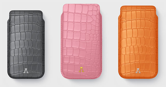 iphone pouch cases in leather