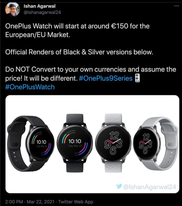oneplus watch cores
