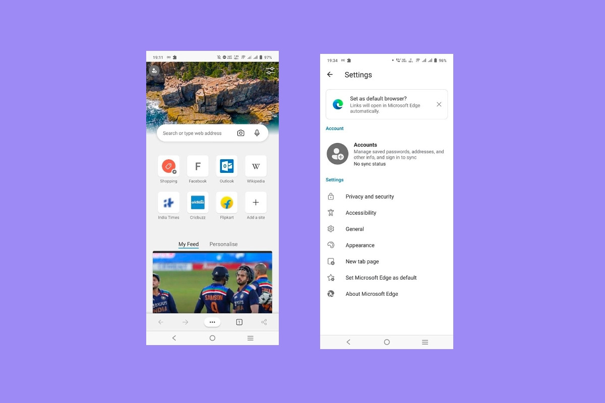 Microsoft Edge 92 para Android