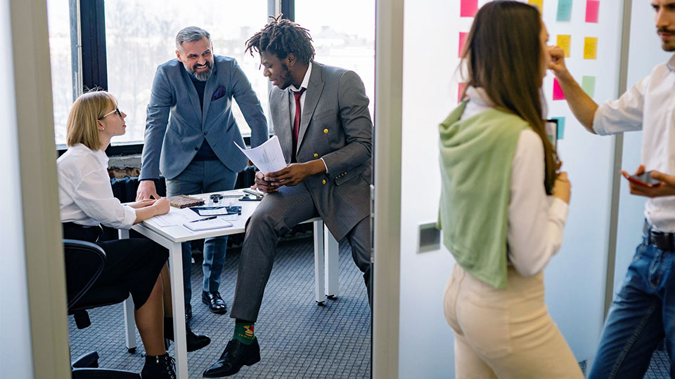people in a company
