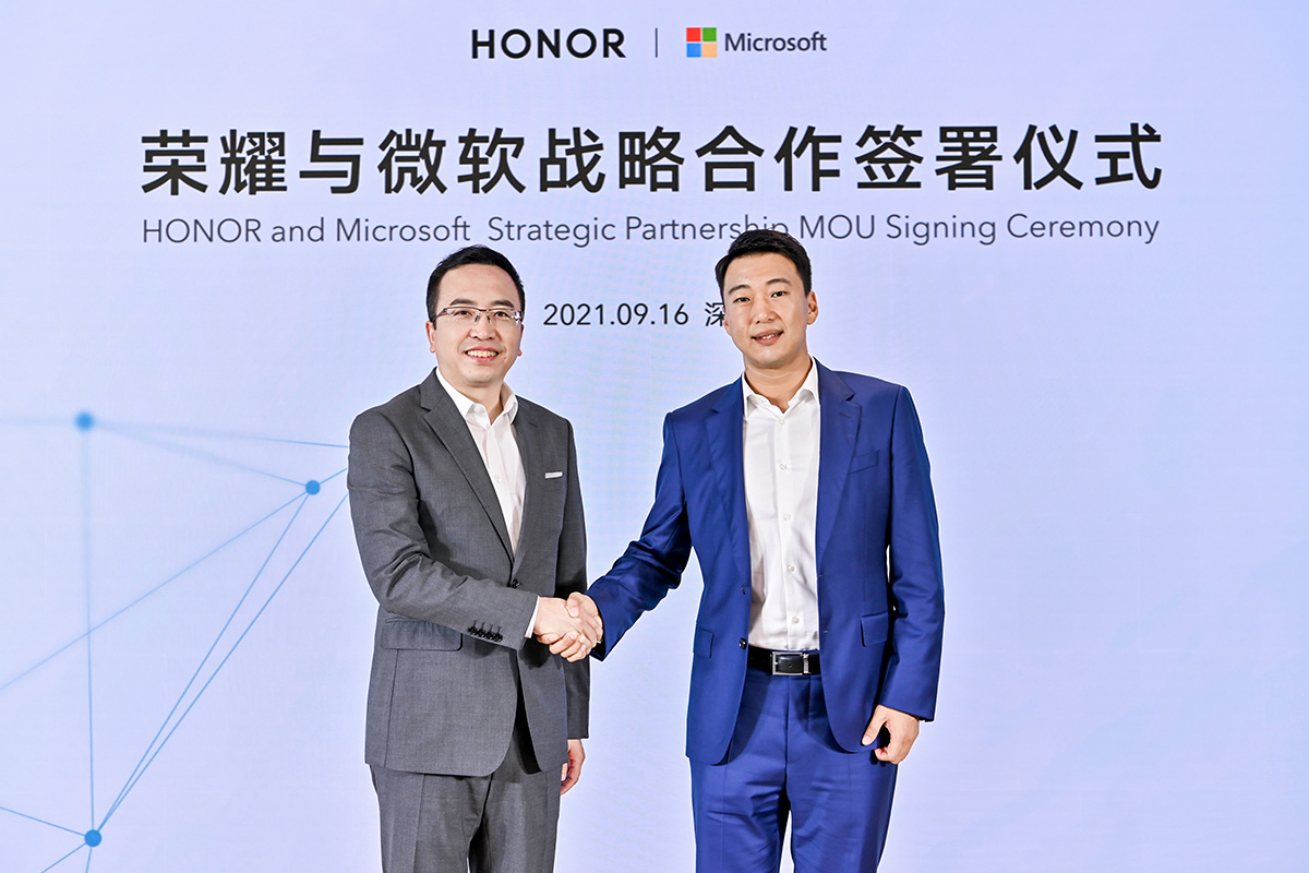 Microsoft e Honor assinam parceria