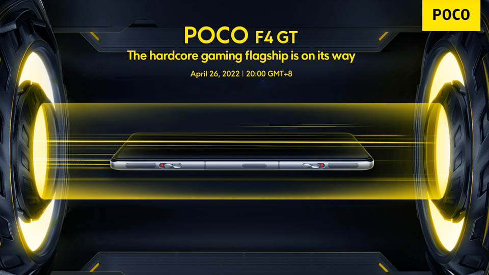 Poco F4 GT le lancement mondial de ce nouveau smarpthone de Xiaomi aura lieu demain
