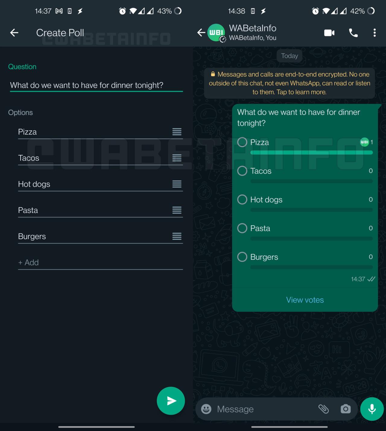 WhatsApp testa bloqueio de captura de tela e enquetes em grupos ...