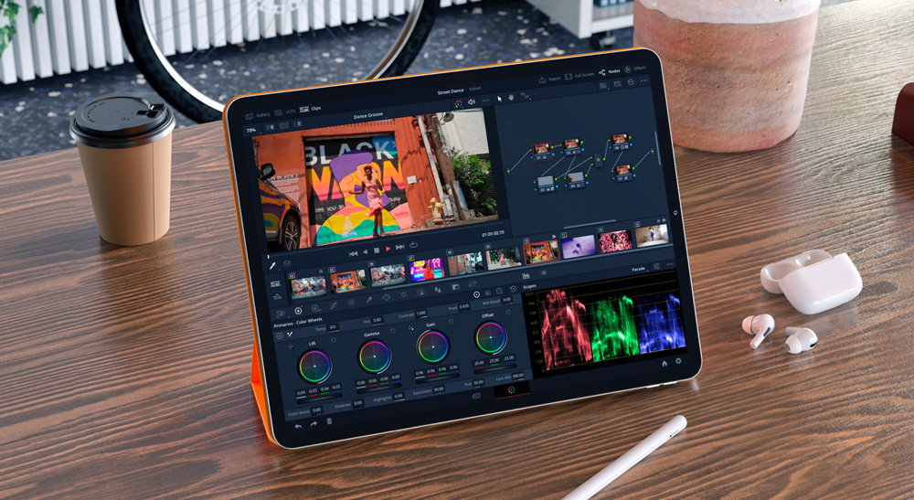 Se anuncia el editor de vídeo 'DaVinci Resolve' para los iPad de Apple