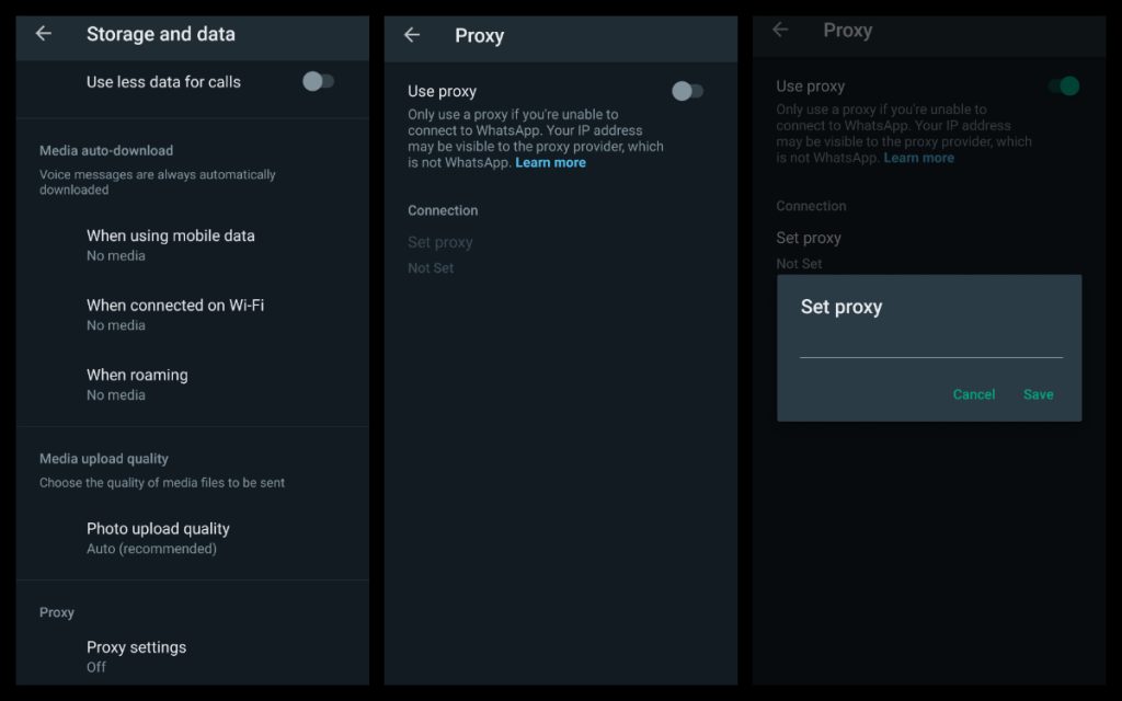 WhatsApp ganha suporte a proxy no Android e iOS