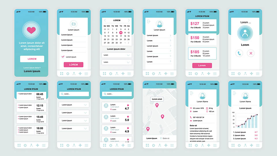 designs for patient mobile apps