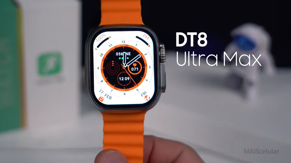 DT8 Ultra Max: conheça o relógio inteligente que combina elegância,  resistência e boa bateria lançado pela DTNO.1 