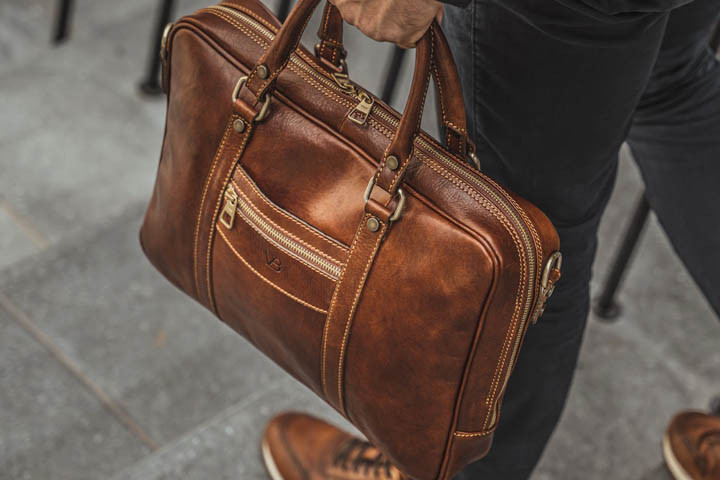 CITY Leather Laptop Bag