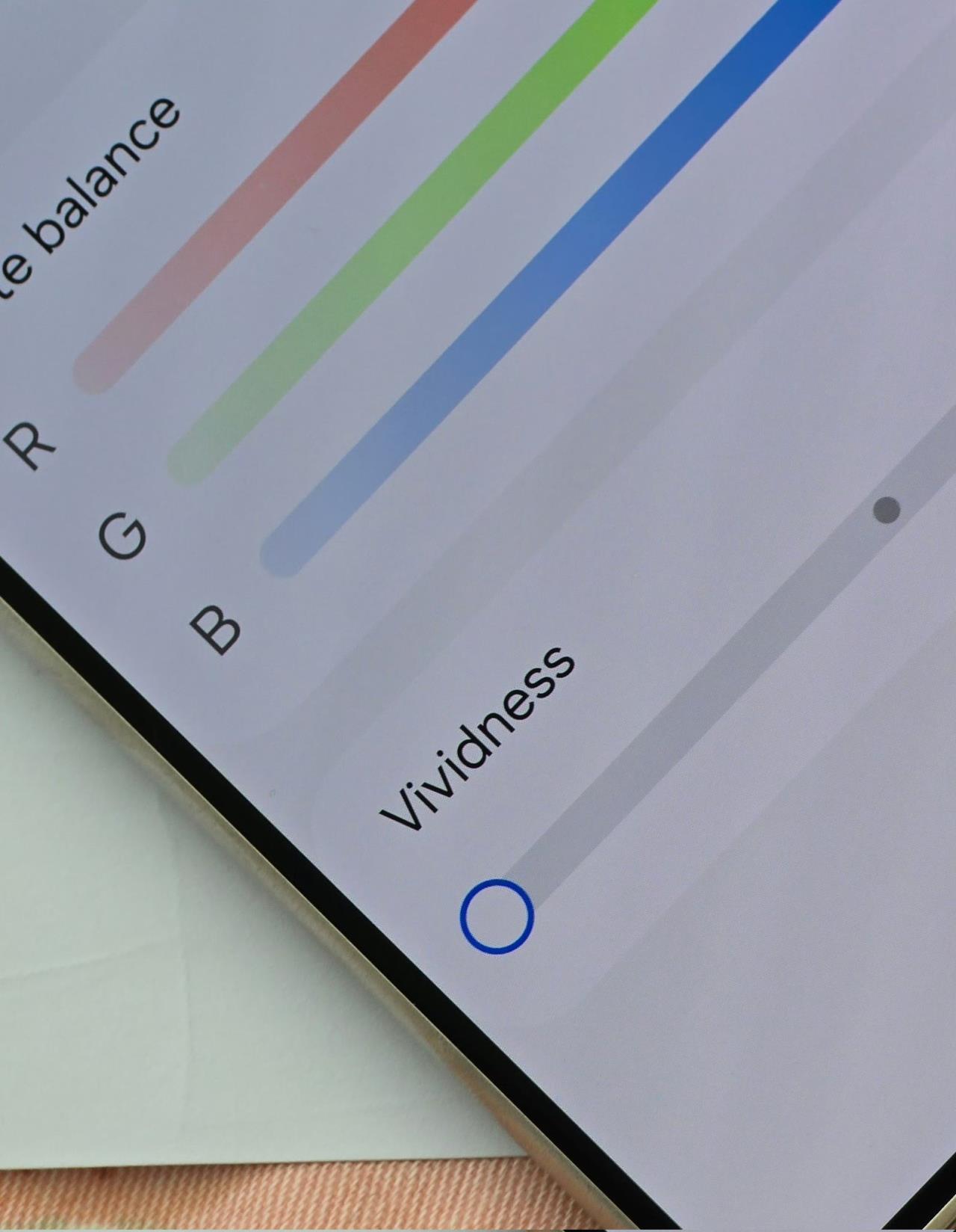 controle sensível da saturação em três níveis permitidos na série galaxy s24