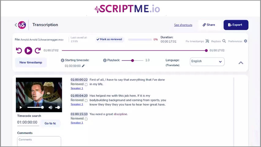 scriptme.io webpage